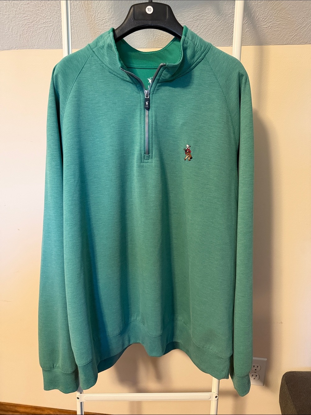 Fairway & Greene XXL 1/4 zip green pullover